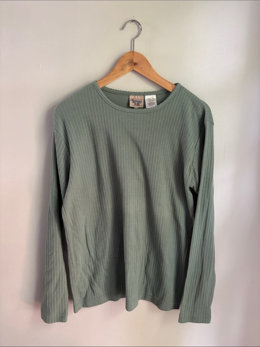Vintage Pointelle long sleeve